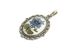 Pendant with forget-me-nots. Ajour Collection