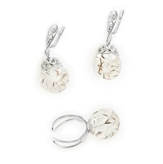 Set "Dandelion" (earrings&ring)