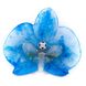 Brooch with blue royal orchid (big)