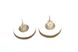 Earrings with alfalfa