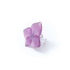 Ring. Lilac hydrangea