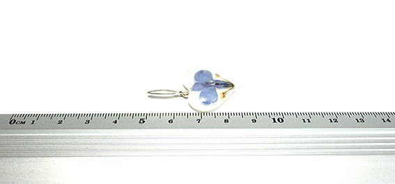 Small pendant "Heart". Lobelia